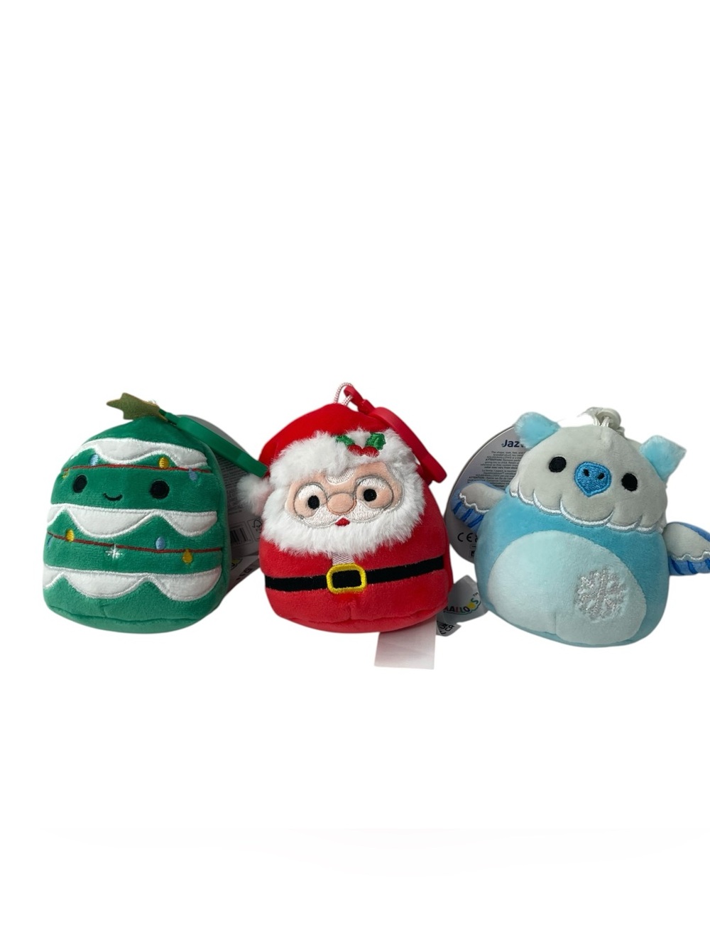 Squishmallow Christmas Clip On Duane the Griffin 3.5 Inch Plush Nick Johann Lot